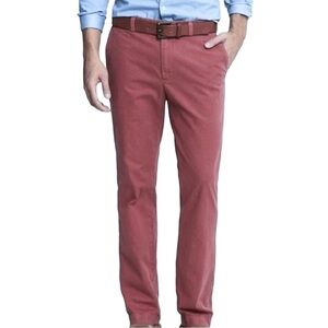 Banana Republic Aiden Chino Khaki Pants - Size 32x30 - Vintage Washed Wine